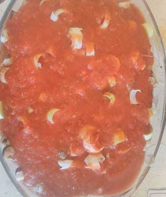 2ème couche de pulpe de tomates