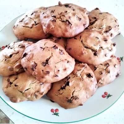 Assiette Cookies aux pépites de chocolat