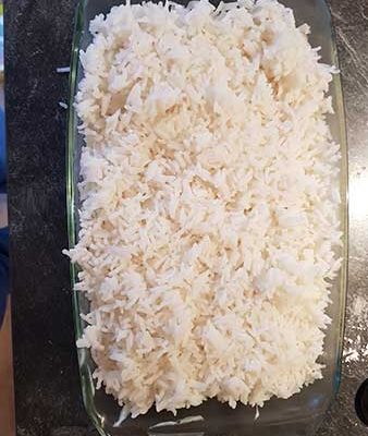 Versez le riz