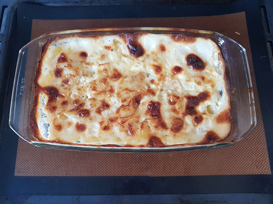 Gratin dauphinois sans fromage