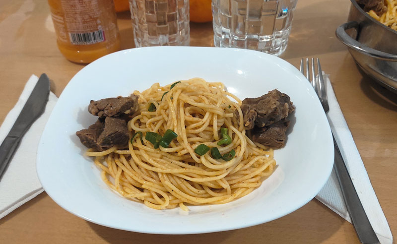 Spaghetti sauce tomate et ail