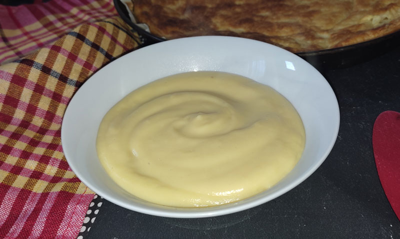 Crème pâtissière pour tarte