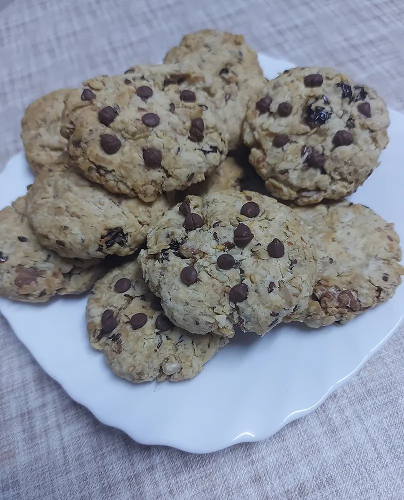 Cookies aux flocons d’avoine et fruits secs