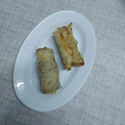 Roulés panés au jambon et fromage