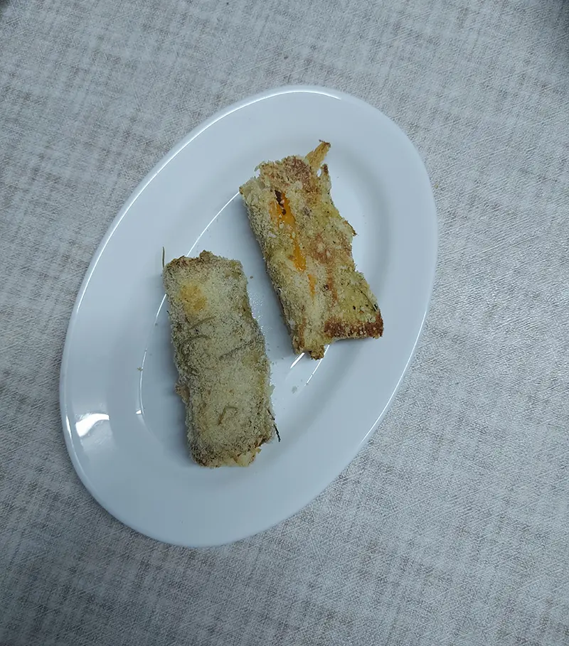 Roulés panés au jambon et fromage