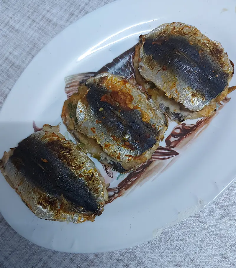 Sardines farcies au four