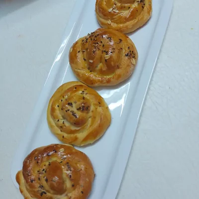 Pain feuilleté turc au beurre (Tereyağlı Çörek)