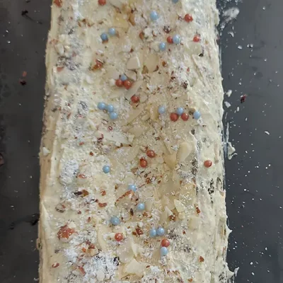 Gâteau génoise au cacao et crème noisette