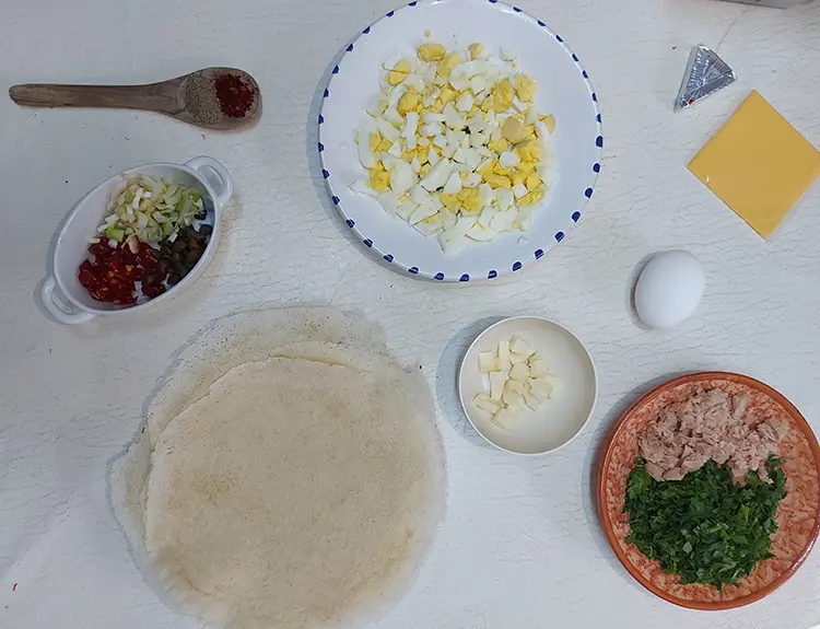 apéritif croustillant bricks farcies