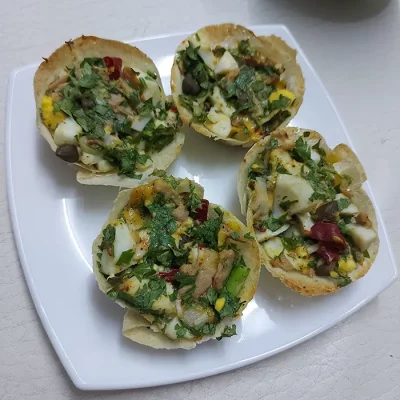 Paniers de bricks farcies au four