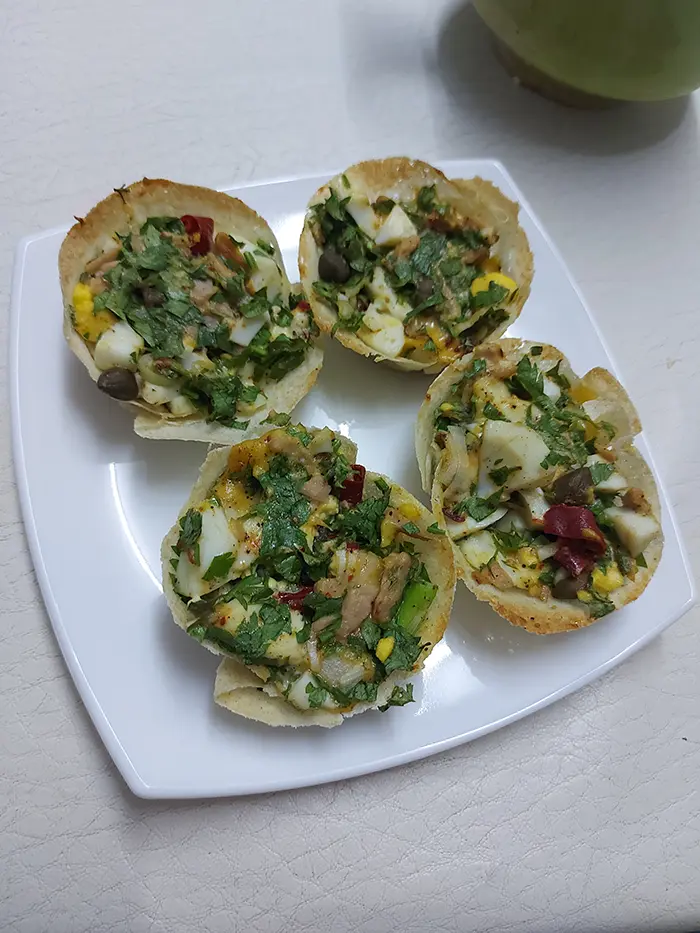 Paniers de bricks farcies au four