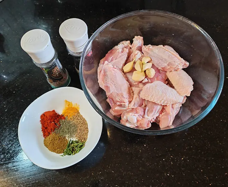 wings de poulet Maison