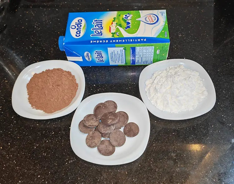 Dessert maison express au chocolat