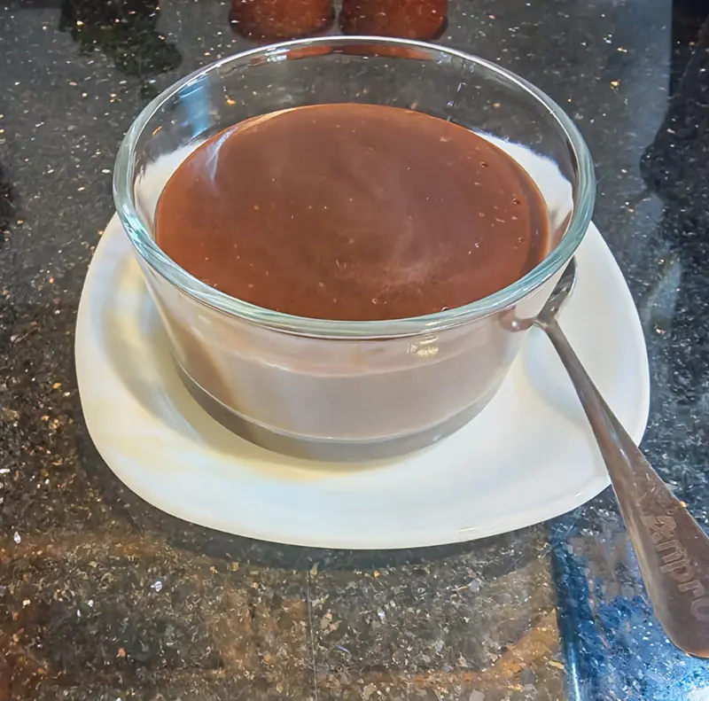 Flan maison express au chocolat