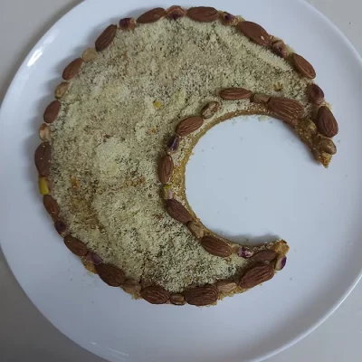 Gâteau de semoule à la pistache et aux amandes (Basboussa orientale)