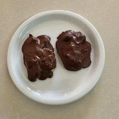 Galettes chocolat clémentine et amandes