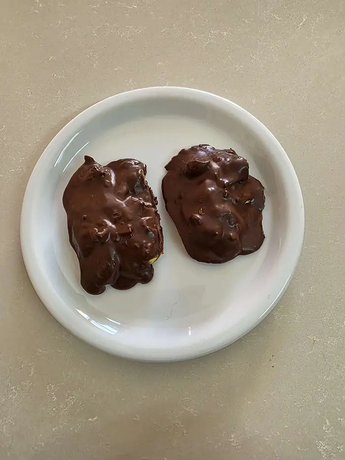 Galettes chocolat clémentine et amandes
