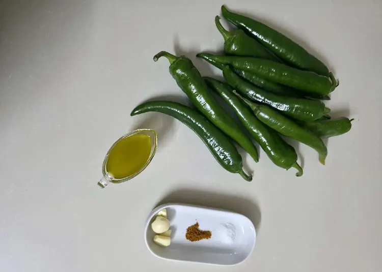 sauce de piments verts