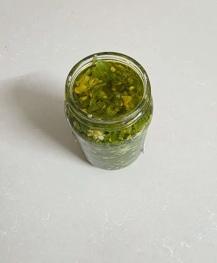 Salade piquante de piments verts à la tunisienne